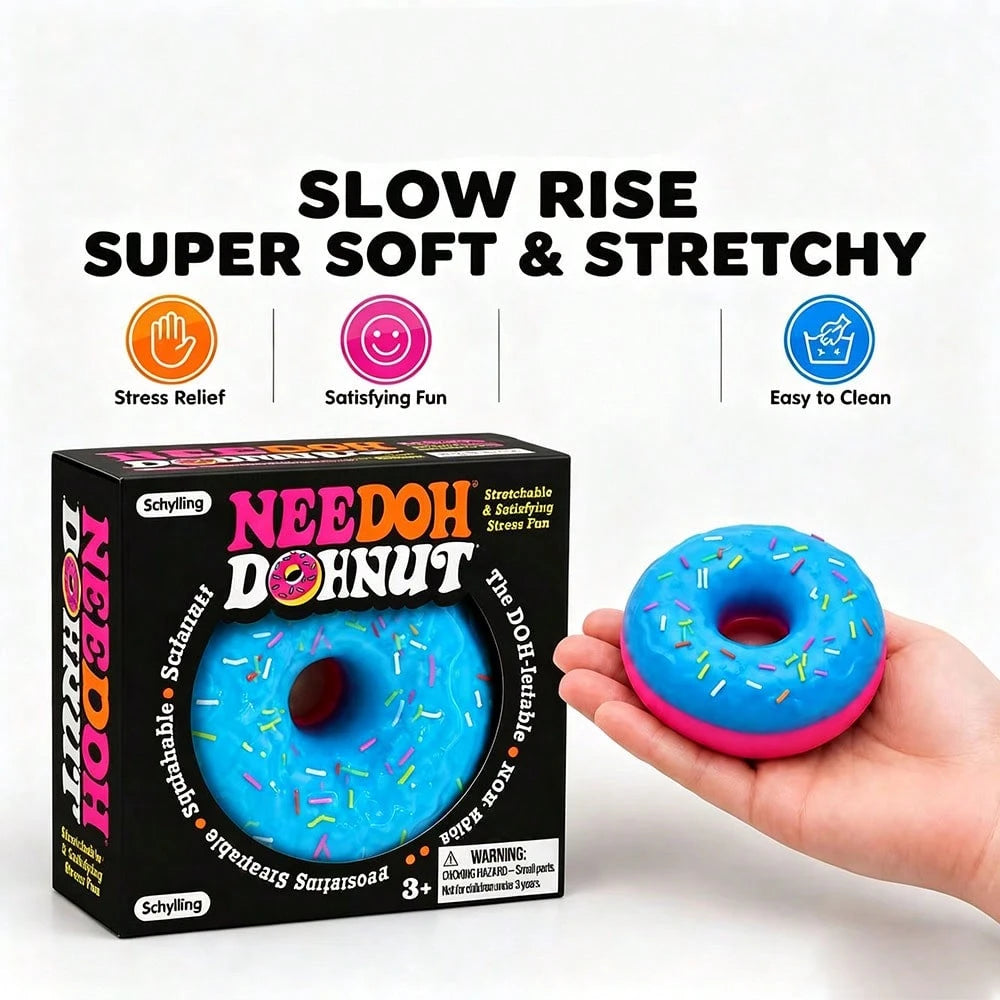 asmodee 1pc Schylling NeeDoh Stress Relief Squeeze Toy, Anxiety Relief, Suitable For Office Relaxation/Home Entertainment, Affordable And Fun, Great Choice For Graduation Gift, Wedding Gift, Toy, Bag