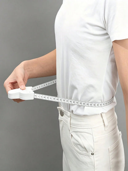 Automatic Retractable Body Measuring Tape, Lockable Self-Tightening Measuring Tape, High Precision Body Measuring Ruler, Portable Waist, Hip, Thigh, Abdomen Measuring Tool, Soft Flexible Body Measurin
