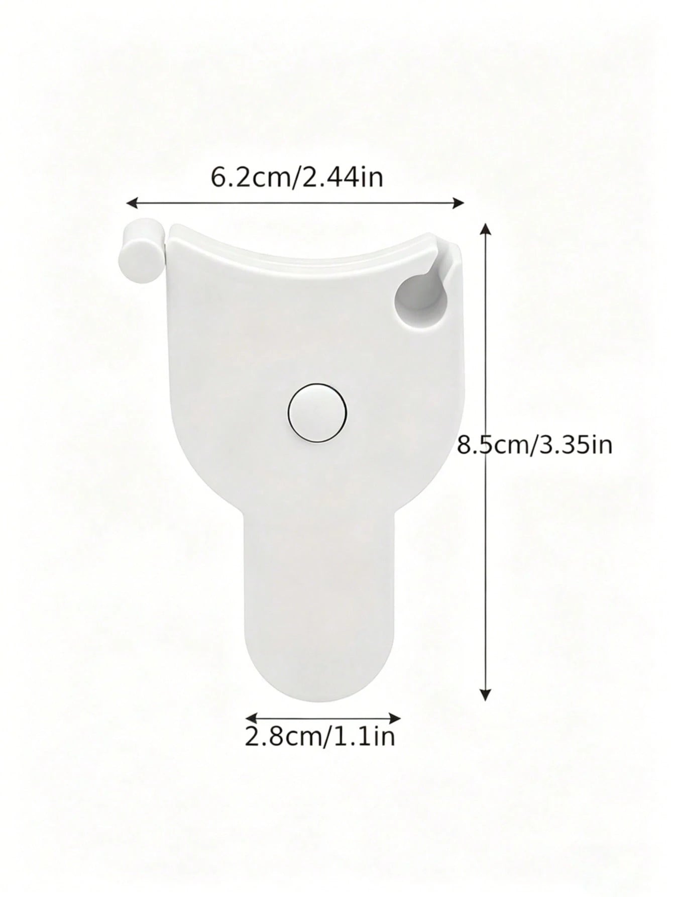 Automatic Retractable Body Measuring Tape, Lockable Self-Tightening Measuring Tape, High Precision Body Measuring Ruler, Portable Waist, Hip, Thigh, Abdomen Measuring Tool, Soft Flexible Body Measurin