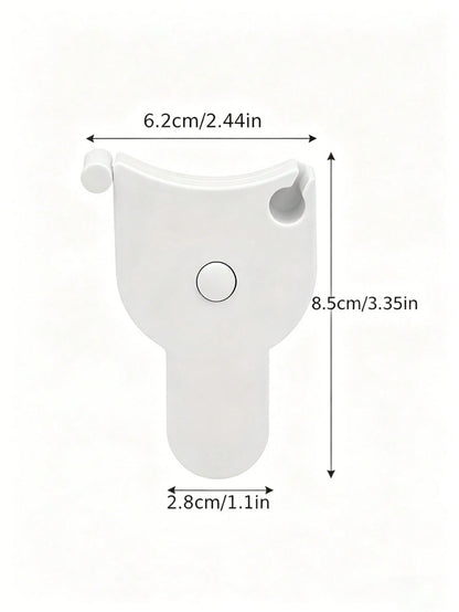 Automatic Retractable Body Measuring Tape, Lockable Self-Tightening Measuring Tape, High Precision Body Measuring Ruler, Portable Waist, Hip, Thigh, Abdomen Measuring Tool, Soft Flexible Body Measurin