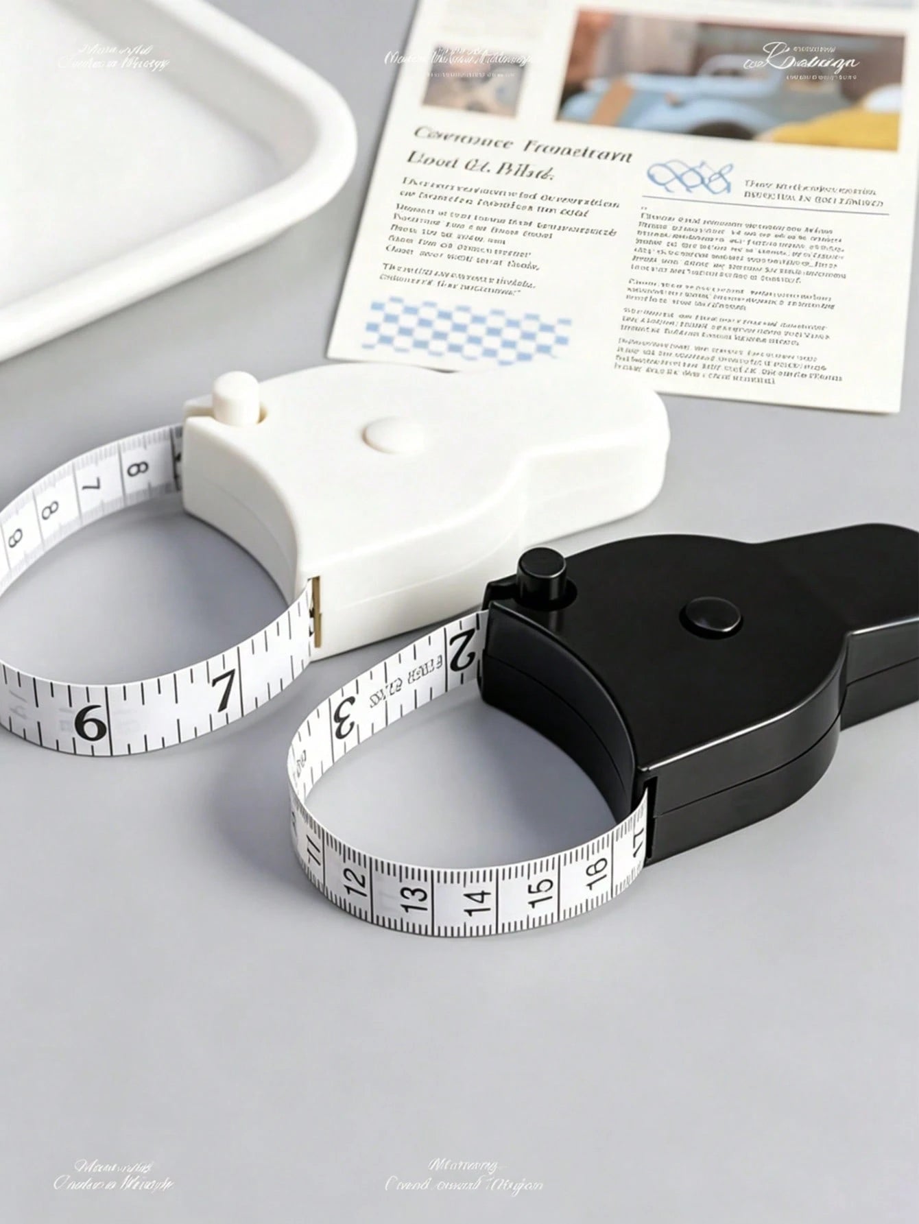 Automatic Retractable Body Measuring Tape, Lockable Self-Tightening Measuring Tape, High Precision Body Measuring Ruler, Portable Waist, Hip, Thigh, Abdomen Measuring Tool, Soft Flexible Body Measurin
