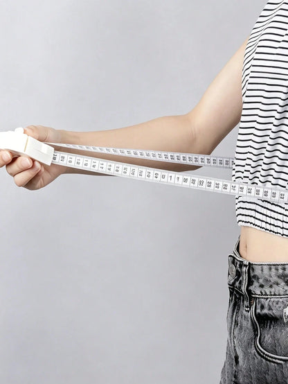 Automatic Retractable Body Measuring Tape, Lockable Self-Tightening Measuring Tape, High Precision Body Measuring Ruler, Portable Waist, Hip, Thigh, Abdomen Measuring Tool, Soft Flexible Body Measurin