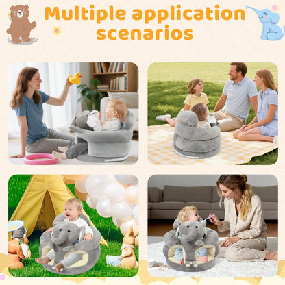Baby Seat, Baby Sofa Seat, Baby Training Seat, Suitable For Bedrooms, Living Rooms, Nurseries, Cars, Etc., Easy To Carry.