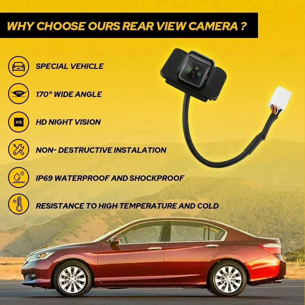 Backup Camera Rear View Camera Compatible With Honda Accord 2014 2015 2016 2017 Parking Park Assist Camera Replaces # 39530-T2A-A21 39530-T2A-A31 39530-T2A-U110-M2