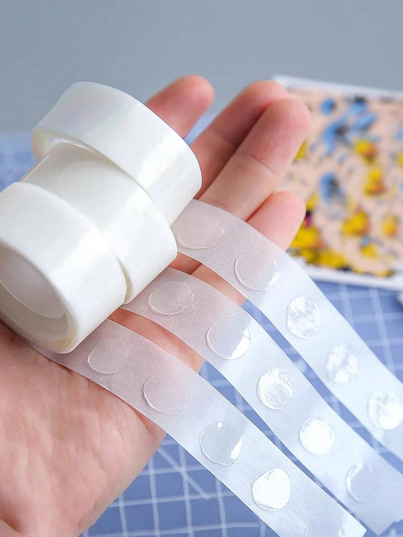 Balloon Glue, Dot Glue, Double-Sided Tape, Removable Glue, 100 Reusable Dots Party Supplies. Baby Shower, Home Decor, Gifts