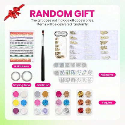 Beetles Gel Nail Polish Kit With U V Light- 80Pcs Color Enchantment 55 Colors Gel Polish Starter Kit