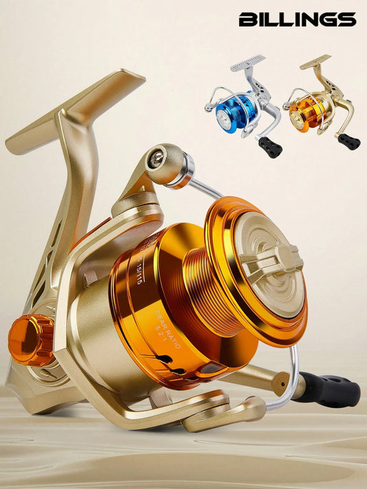 BILLINGS Spinning Reel,1000-7000 Spinning Fishing Reels For Saltwater Freshwater,8KG Max Drag With LightWeight Spool,5.2:1 Gear Ratio, Fold Rocker Left/Right Interchangeable