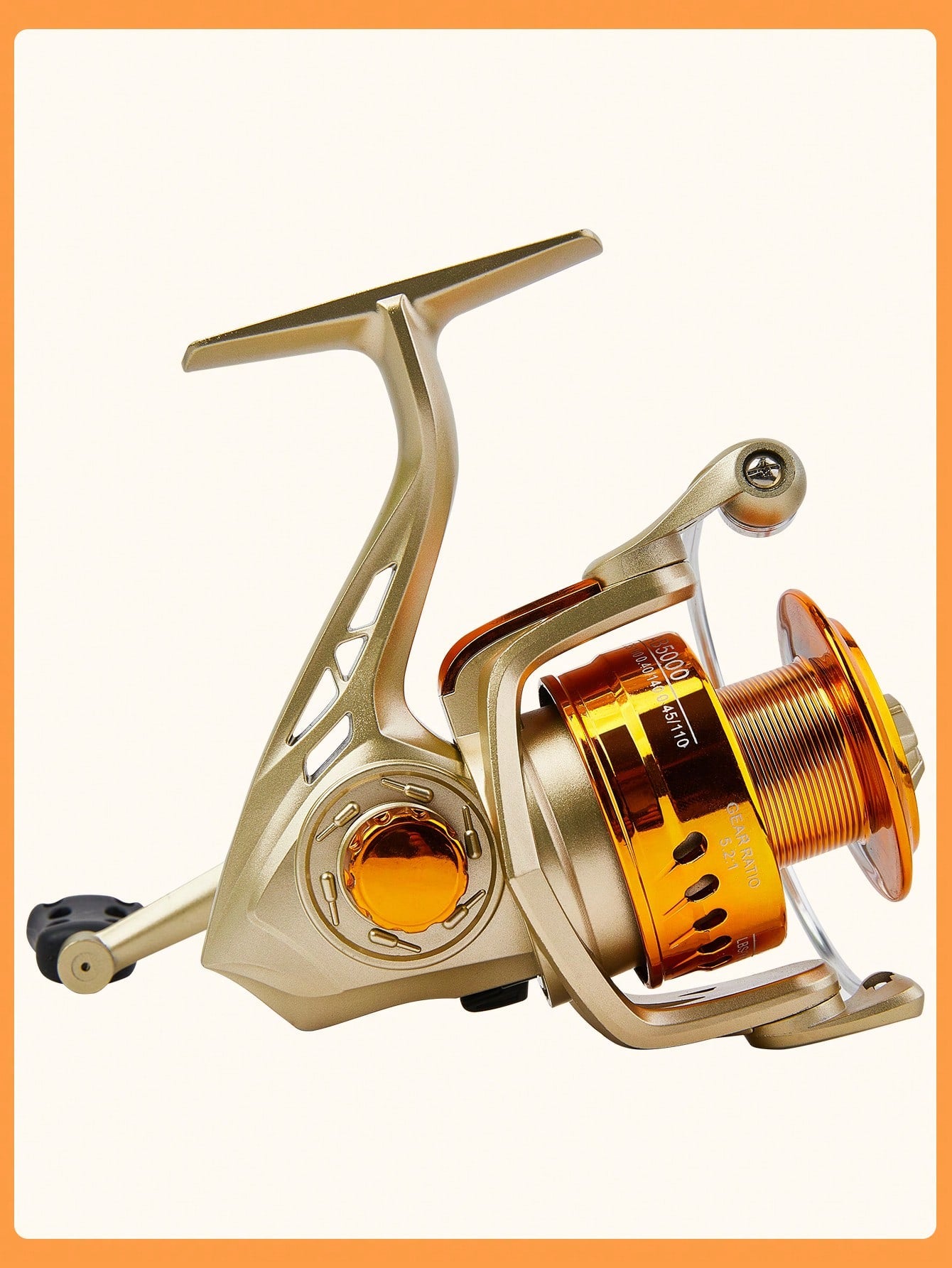 BILLINGS Spinning Reel,1000-7000 Spinning Fishing Reels For Saltwater Freshwater,8KG Max Drag With LightWeight Spool,5.2:1 Gear Ratio, Fold Rocker Left/Right Interchangeable