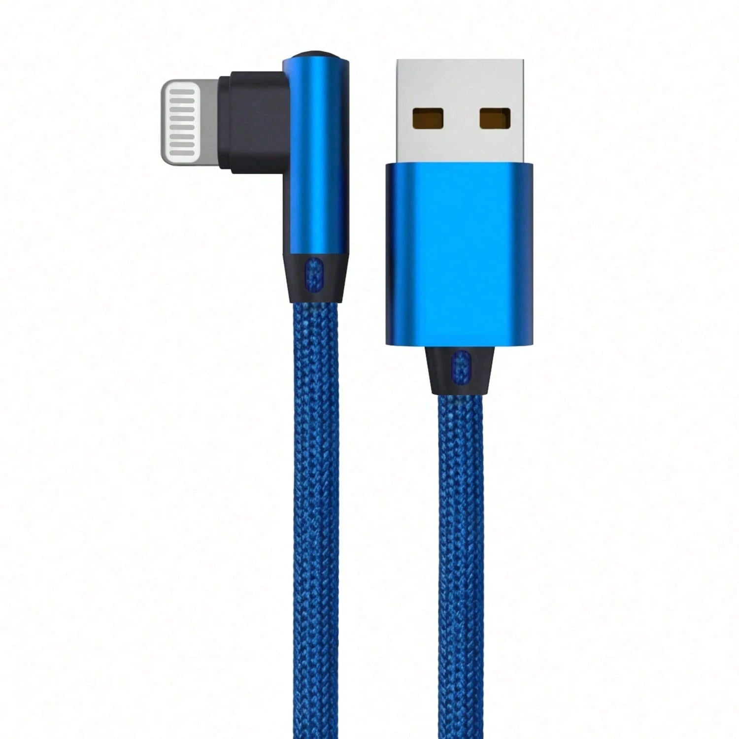 BinBoom 90 Degree USB-A To Lightning Data Cable For IPad 14/13/12/11 X/8/7/7plus/6/6S/5, Supports Fast Charging, L-Shaped Cable, MFi Certified