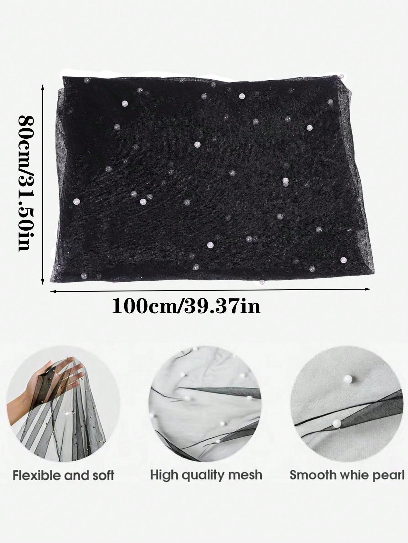 Black Pearl Gauze Tablecloth, Bohemian Country Style Cheesecloth Table Runner, Suitable For Baby Shower, Wedding, Summer Party, Home Decor, Gift