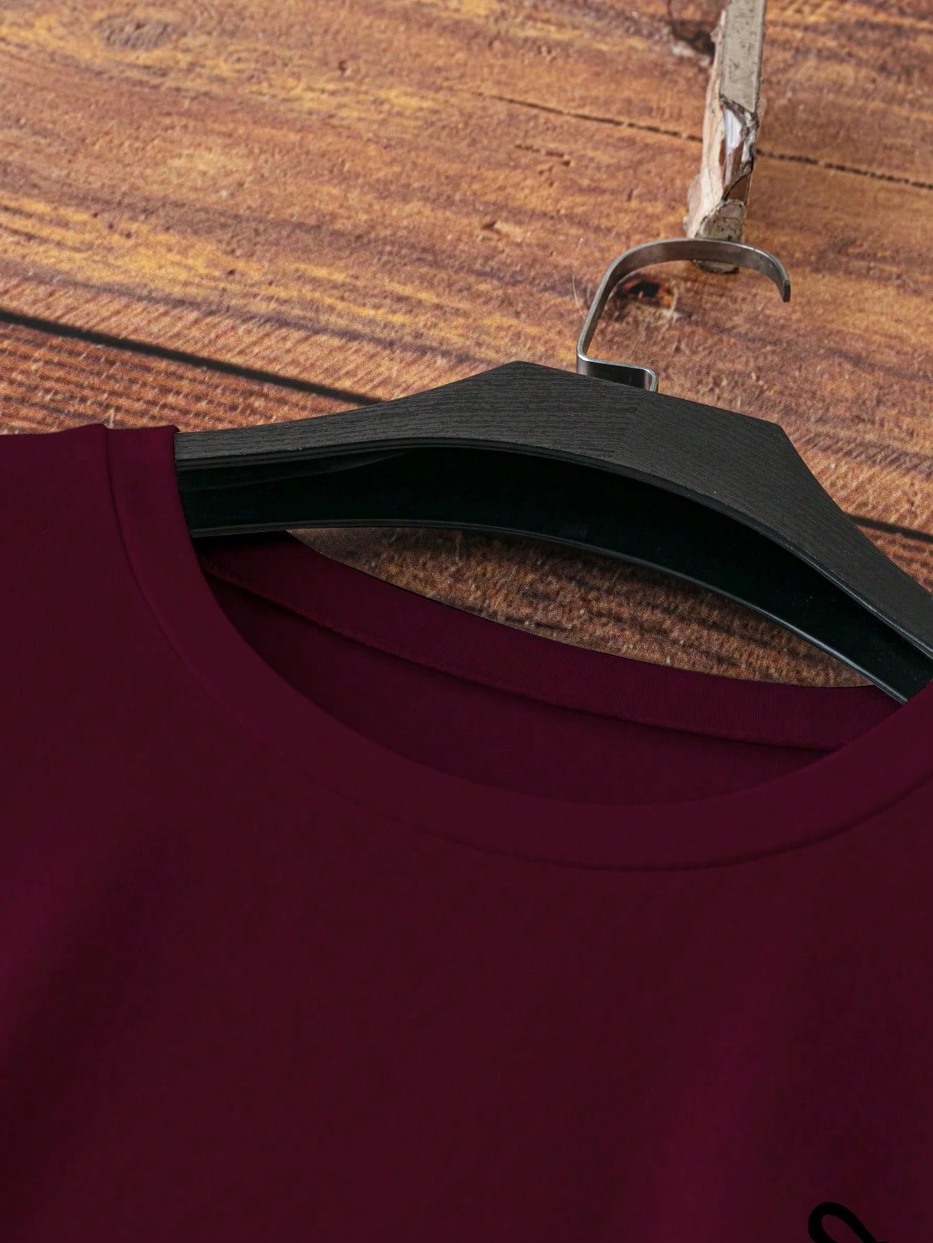 Bow Print Loose Fit Short Sleeve T-Shirt, Spring/Summer Casual