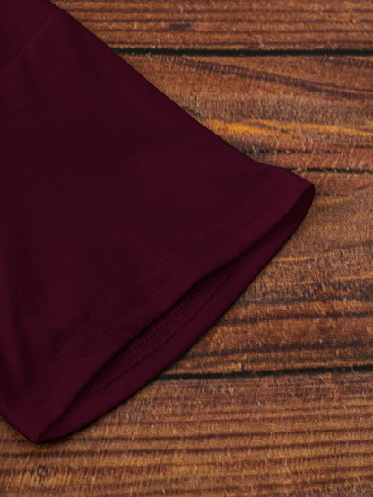 Bow Print Loose Fit Short Sleeve T-Shirt, Spring/Summer Casual