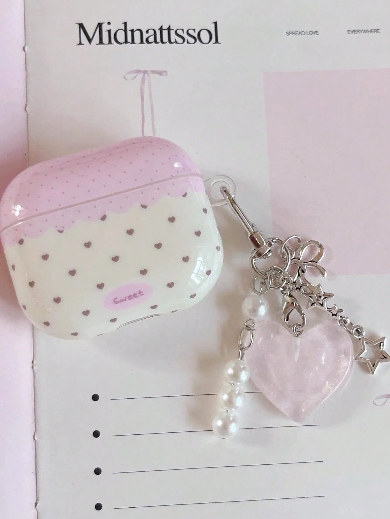 Bowknot Heart Shaped Pro 3 Protective Case, Suitable For New 3, 2, Pro 2, Soft Feminine Design