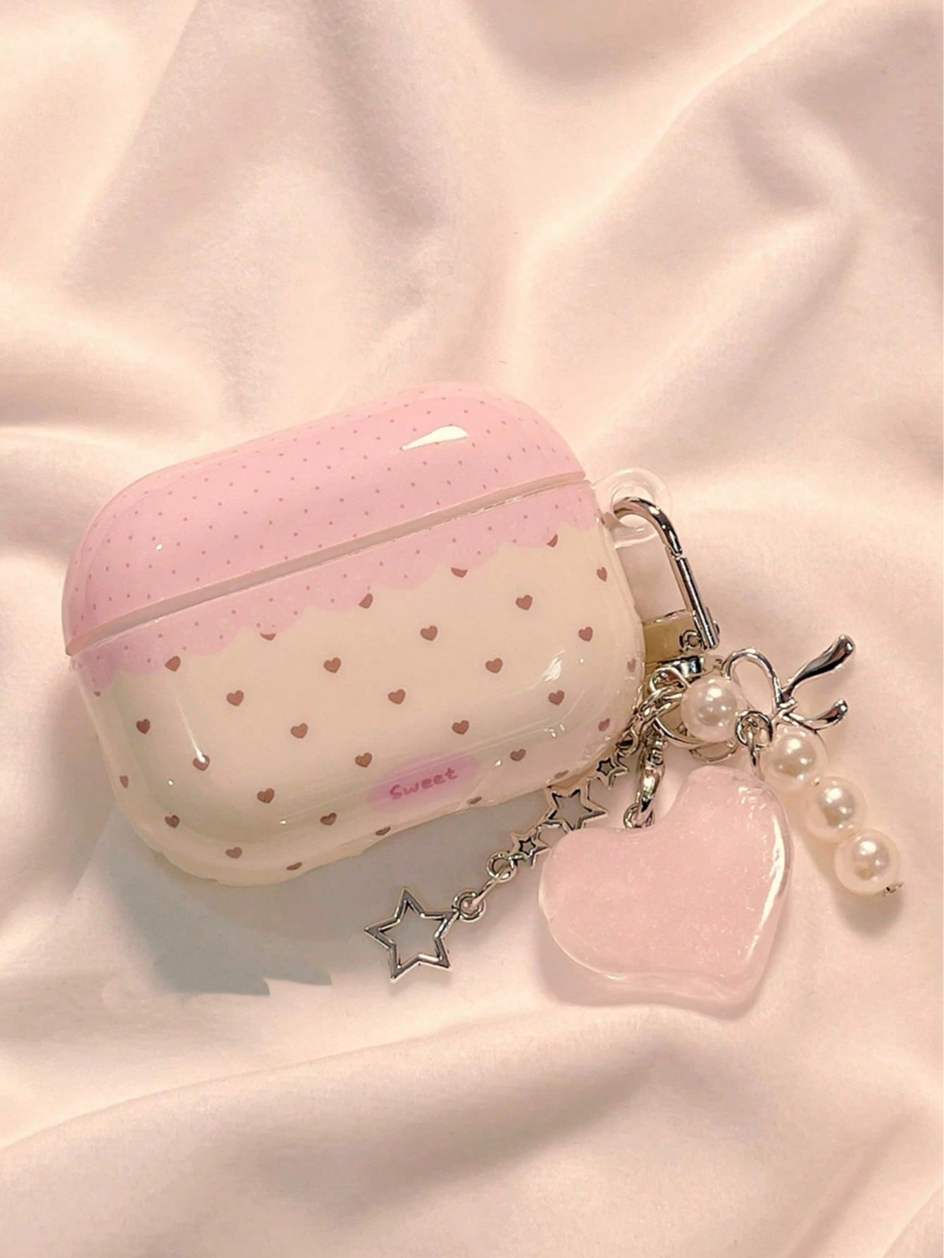 Bowknot Heart Shaped Pro 3 Protective Case, Suitable For New 3, 2, Pro 2, Soft Feminine Design