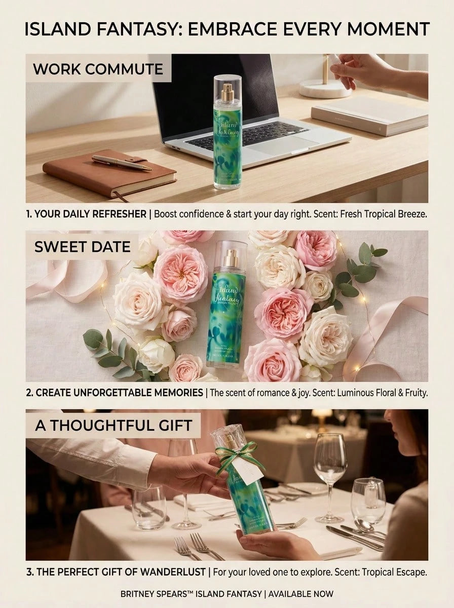 Britney Spears Curious Body Mist For Women Fragrance Mist 8oz/236ml- Perfume For Long Lasting Suitable For Birthday, Office, Gift, Daily Use
