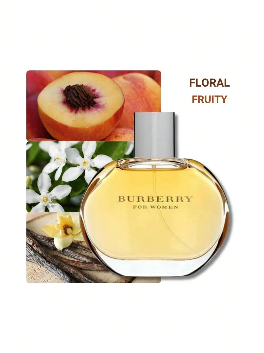 Burberry Classic Eau De Parfum Spray For Women EDP 1.7oz/50ml,3.3oz/100ml- Perfume For Long Lasting Suitable For Birthday, Office, Gift, Daily Use