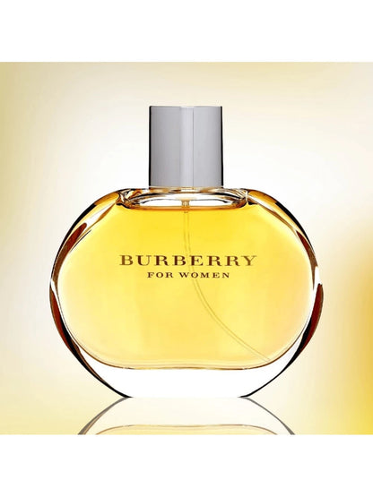 Burberry Classic Eau De Parfum Spray For Women EDP 1.7oz/50ml,3.3oz/100ml- Perfume For Long Lasting Suitable For Birthday, Office, Gift, Daily Use