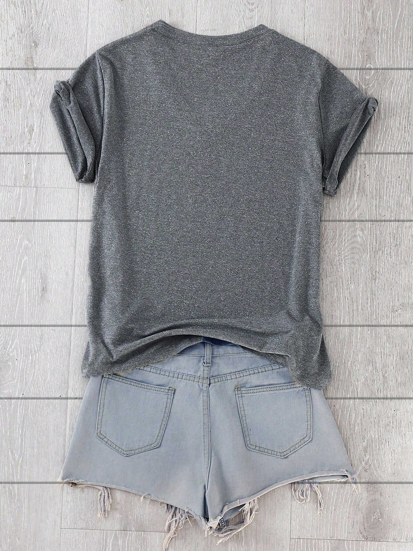 Calvaya Plus Size V-Neck Short Sleeve Letter Print Casual T-Shirt Women Graphic Tee Top For Summer