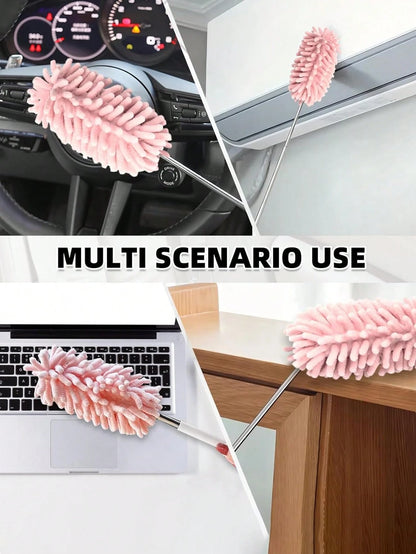 Car Cleaning Tools, Car Duster Brush, Retractable Duster, Car Glass Cleaner, Retractable Anti-Static Duster Brush For Cleaning Car Dust And Windshield