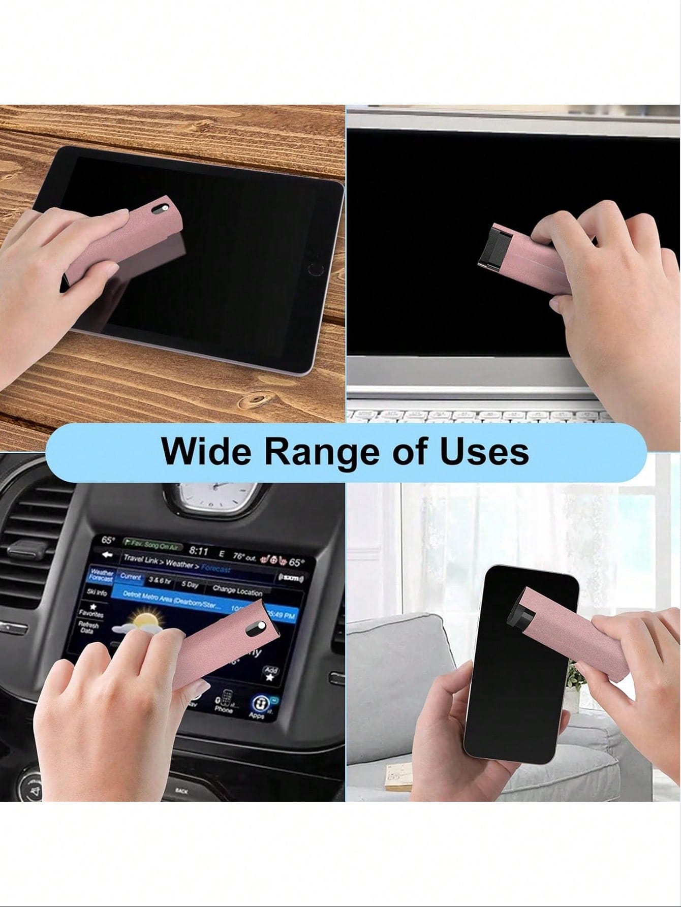 Car Cleaning Tools, Car Duster Brush, Retractable Duster, Car Glass Cleaner, Retractable Anti-Static Duster Brush For Cleaning Car Dust And Windshield