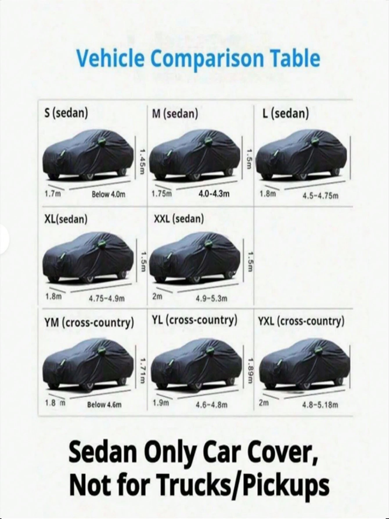 [Car Cover] Universal 190T Car Cover| Outdoor Dust-Proof, Wind-Proof, Sun-Proof, Snow-Proof, UV-Resistant| Suitable For Hatchback SUV/Sedan, With Reflective Strip, Elastic Edge, Rearview Mirror Pock