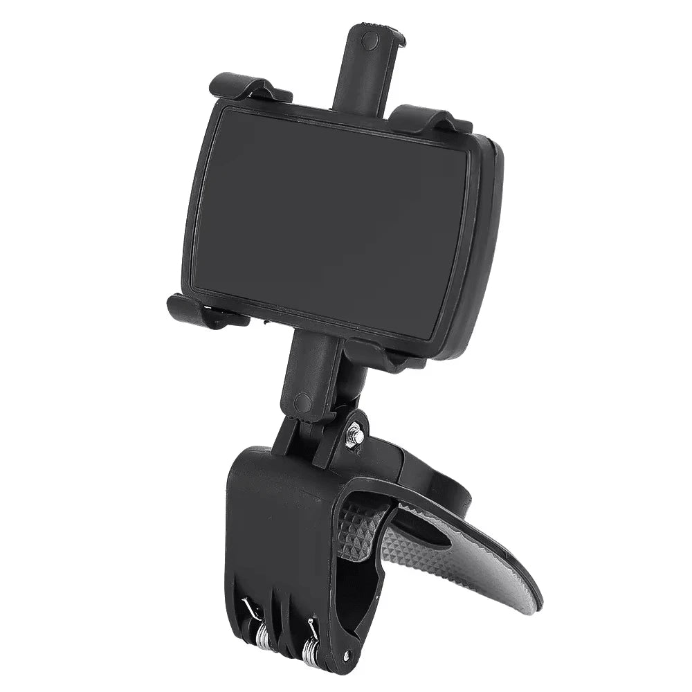 Car Dashboard Phone Holder, Center Console Phone Navigation Mount, Rearview Mirror Sun Visor Phone Stand, Multi-Function