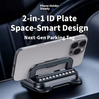 Car Dashboard Phone Holder, HUD Mount Clip-On Universal Navigation Bracket, Air Vent Clip Holder