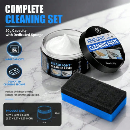 Car Headlight Restoration Kit, Ceramic Headlight Cleaner & Restorer, Removes Scratches,Oxidation & Yellowing, Nano Coating With Sponge Applicator For All Car Lamps, Long-LastingClear Finish Headlight