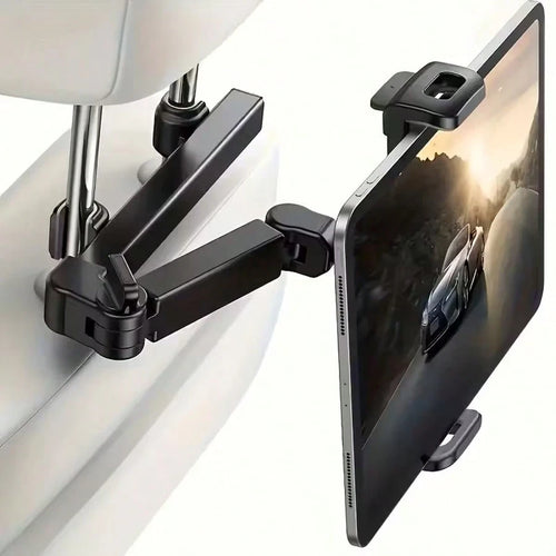 Car Rear Headrest Tablet And Phone Stand| Durable ABS Material, Headrest Mounting Type Compatible With IPhone, Android Phone, Gift For Birthday, Family, Friends Gifts Birthday Driving Car Accessories
