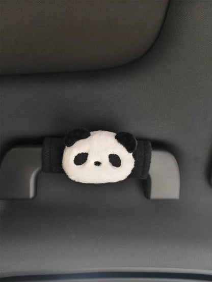 Car Roof Panda Handle Protection Cover For Car Interior Handle For Roof Car Roof Handle Set For Interior Door Handle Set For Passenger Seat Decoration