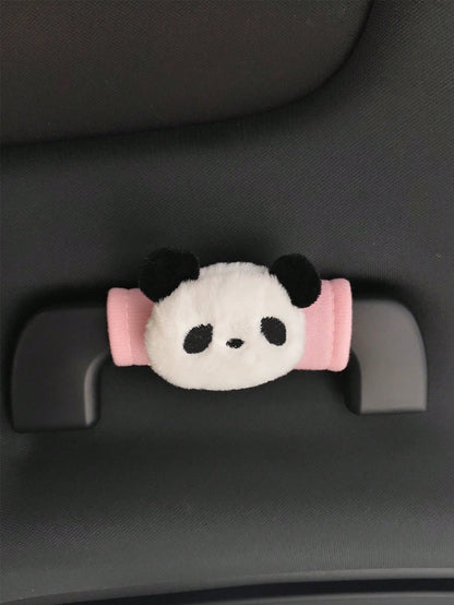 Car Roof Panda Handle Protection Cover For Car Interior Handle For Roof Car Roof Handle Set For Interior Door Handle Set For Passenger Seat Decoration