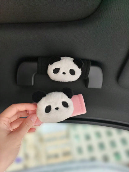 Car Roof Panda Handle Protection Cover For Car Interior Handle For Roof Car Roof Handle Set For Interior Door Handle Set For Passenger Seat Decoration