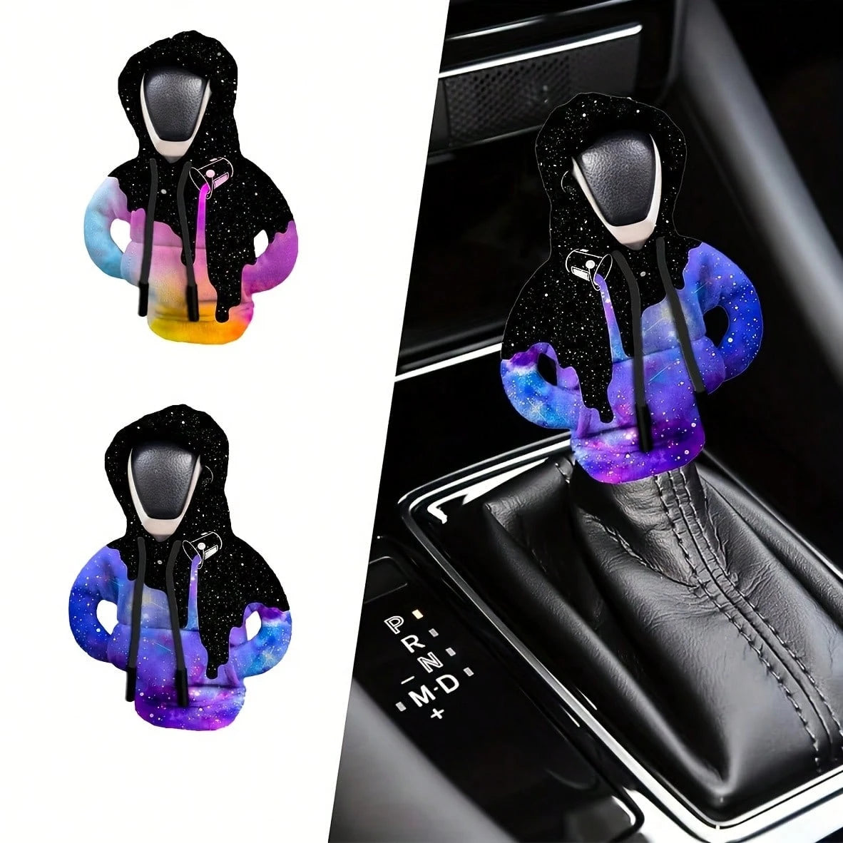 Car Shift Cover, Winter Warm Gear Handle Cover, Sweater Shirt, Car Interior Novelty Accessories Decoration, Universal Suitable For Handle Cover Gifts