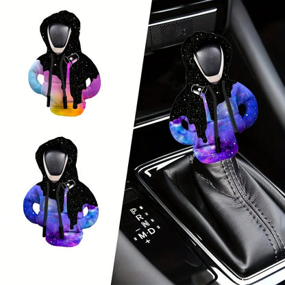 Car Shift Cover, Winter Warm Gear Handle Cover, Sweater Shirt, Car Interior Novelty Accessories Decoration, Universal Suitable For Handle Cover Gifts