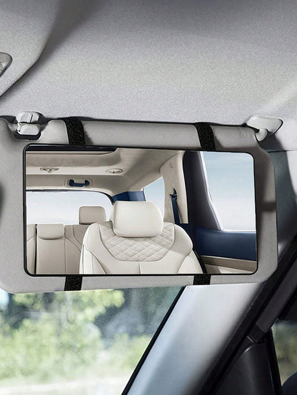 Car Sun Visor Mirror, Cosmetic Makeup Mirrors With Straps, HD Cars Interior Cosmetic Mirror, Car Accessories For Women Universal Sun Visor Mirrors For Trucks, Cars, SUVs,Car Acessesories,Car Decor,Car