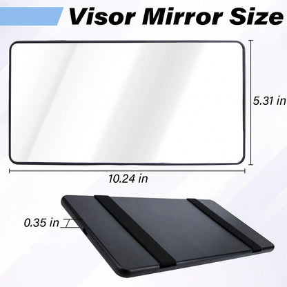 Car Sun Visor Mirror, Cosmetic Makeup Mirrors With Straps, HD Cars Interior Cosmetic Mirror, Car Accessories For Women Universal Sun Visor Mirrors For Trucks, Cars, SUVs,Car Acessesories,Car Decor,Car