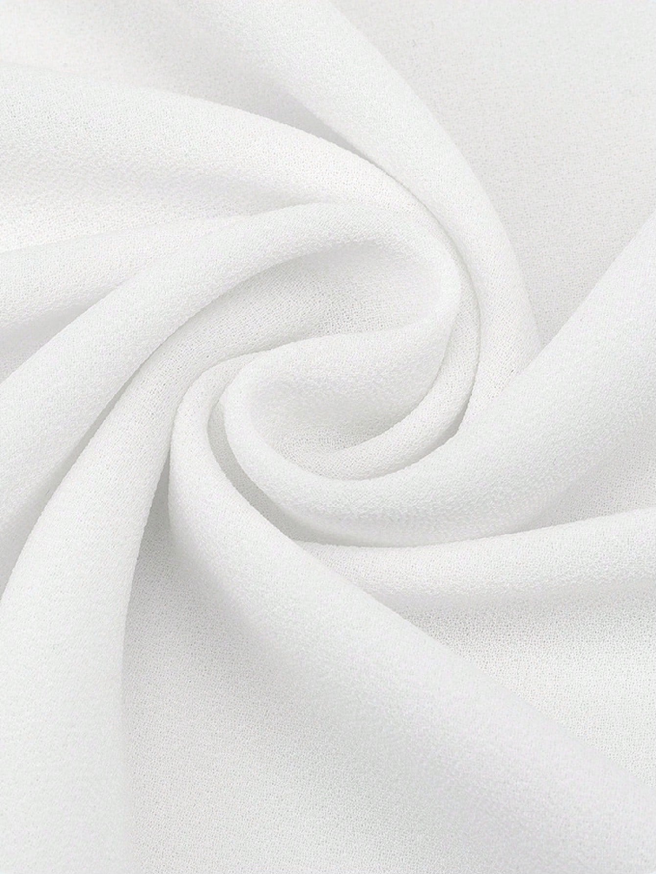 Chiffon Tie-Front Solid Color Shirt, Summer Vacation Cover Up, Beach Cover-Up, Lightweight Short Shawl Top, Spring Casual Cover Up White