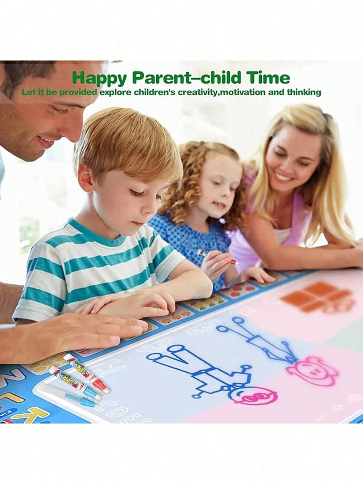 Children's Halloween Water Canvas, Reusable Magic Water Doodle Blanket, No-Wash Painting Mat, Educational Birthday Toy, Unleash Children's Imagination, Educational Toy, Birthday/Holiday Gift For Kids