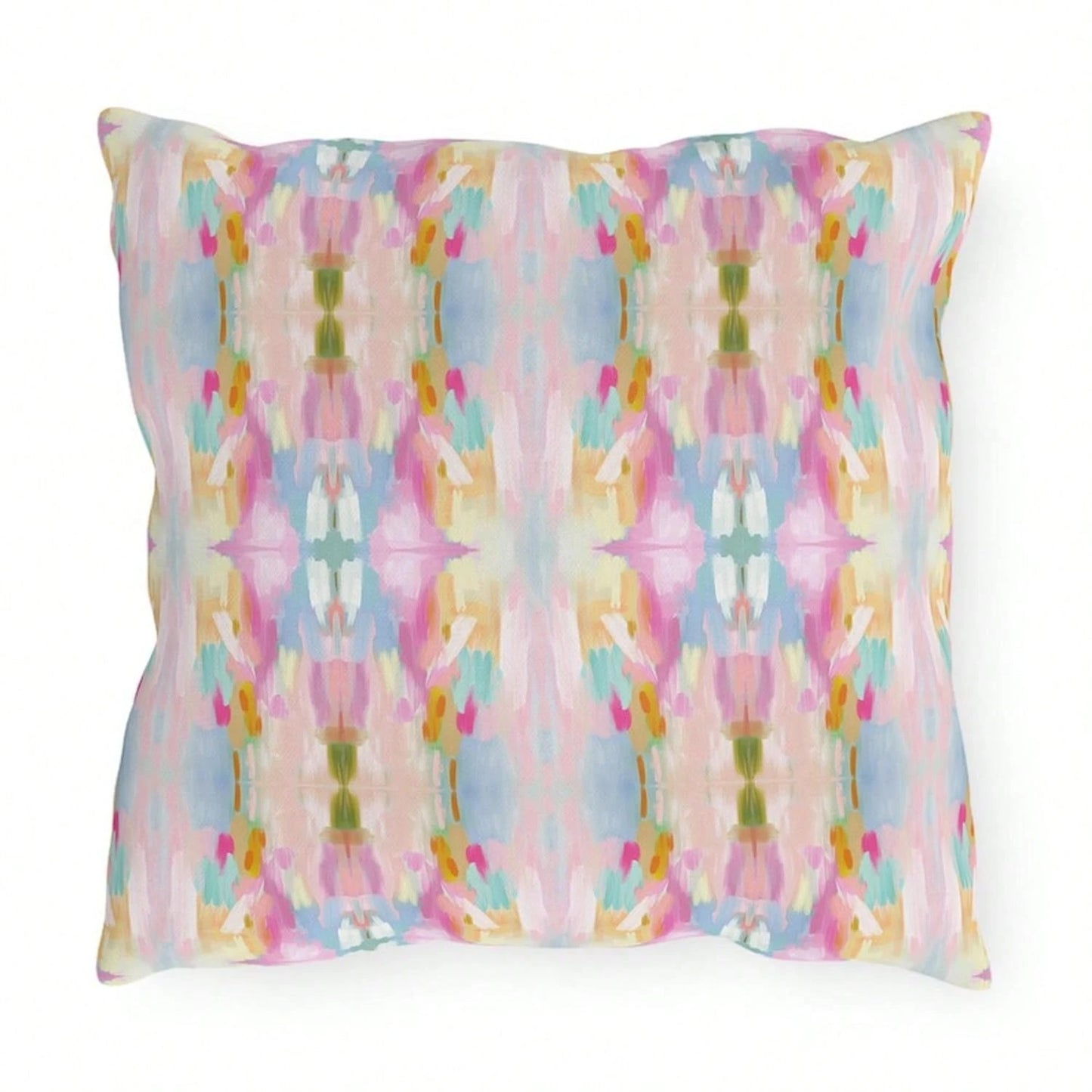 CKnight [Room Decor Pillow]Abstract Art OUTDOOR Pillow Mirrored Patio Decor Pink Purple Blue Garden Pillows Balcony Modern Swimming Pool Lumbar Swing Pillows Designer