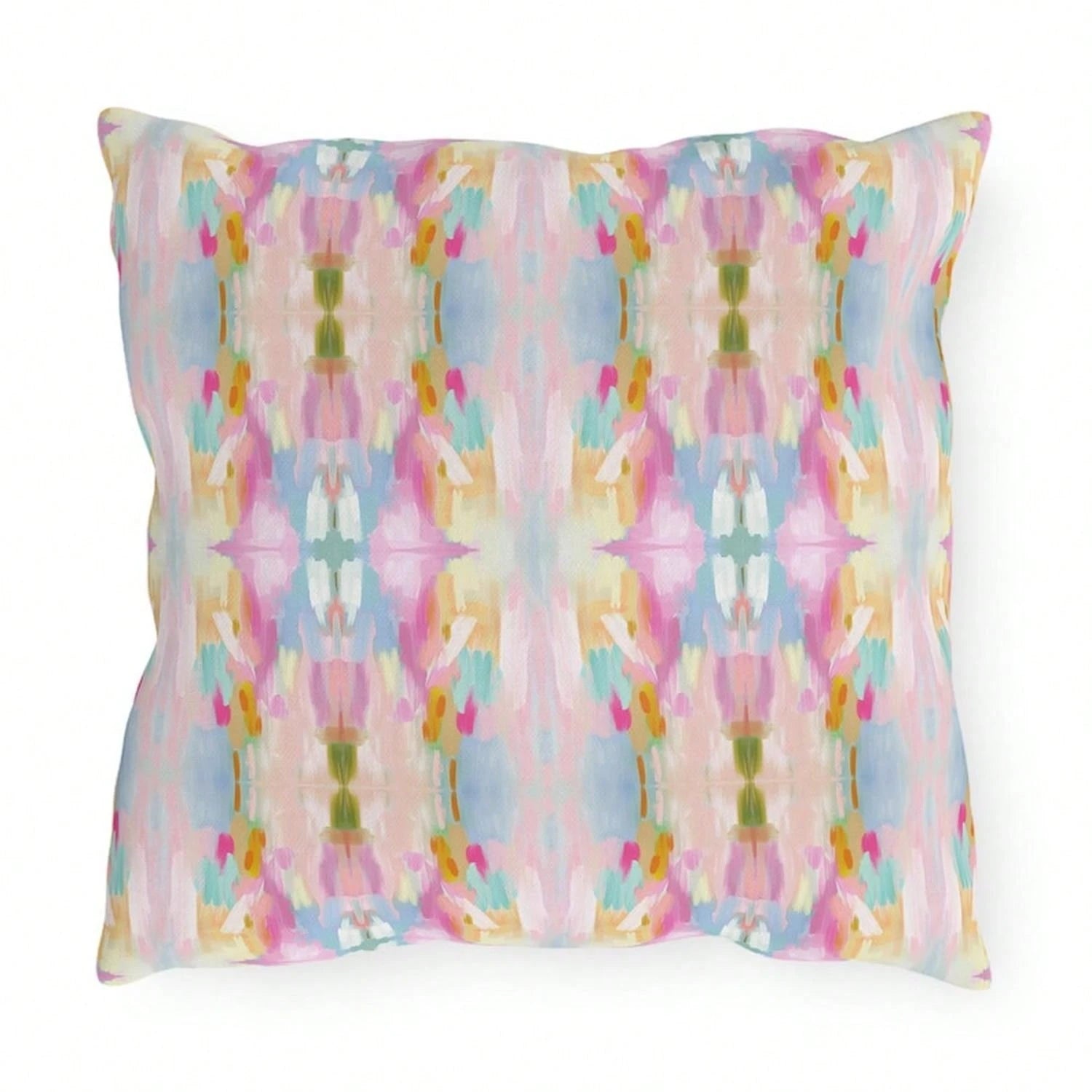 CKnight [Room Decor Pillow]Abstract Art OUTDOOR Pillow Mirrored Patio Decor Pink Purple Blue Garden Pillows Balcony Modern Swimming Pool Lumbar Swing Pillows Designer