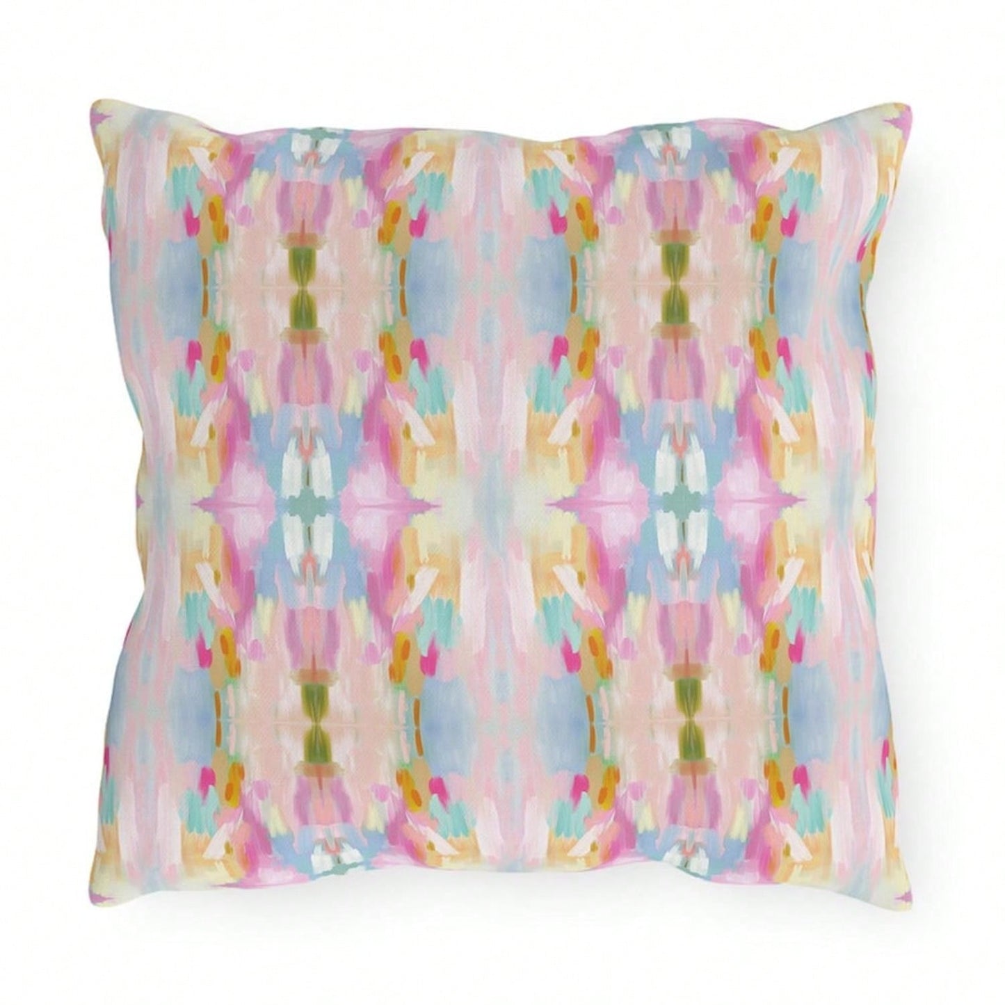 CKnight [Room Decor Pillow]Abstract Art OUTDOOR Pillow Mirrored Patio Decor Pink Purple Blue Garden Pillows Balcony Modern Swimming Pool Lumbar Swing Pillows Designer