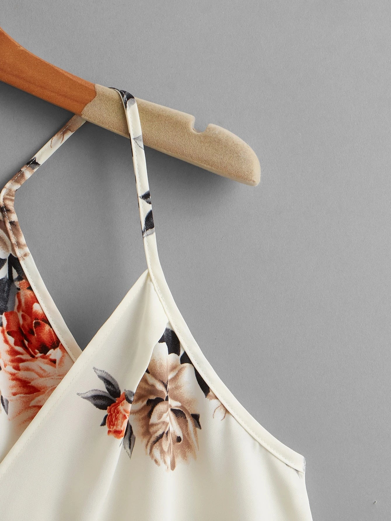 Clasi Floral Print High Low Hem Spring Cami Top
