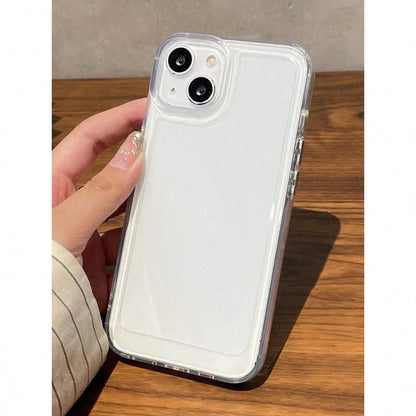 Clear Shockproof Phone Case, Thick Soft TPU Transparent Protective Cover, Anti-Yellowing Slim Crystal Clear Cell Phone Shell Compatible With IPhone 13/14/15/16 Series,Phone Cases,Phone Case,Cell Phone