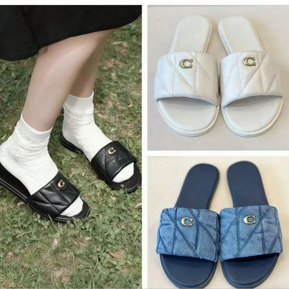 Comfortable And Stylish New Model Women's Flat Sandals Outdoor Wear, Casual, Comfortable, Simple, Retro, Versatile Beach Sandals Women