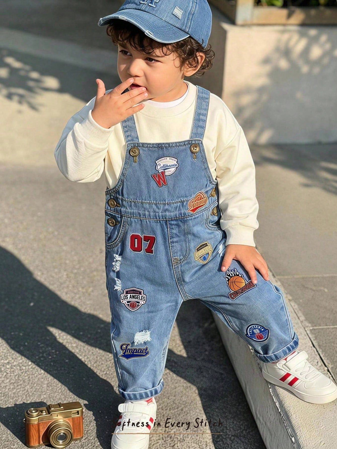 Cozy Pixies Baby Boy Cartoon Number Print Overalls Jumpsuit, Versatile And Comfortable