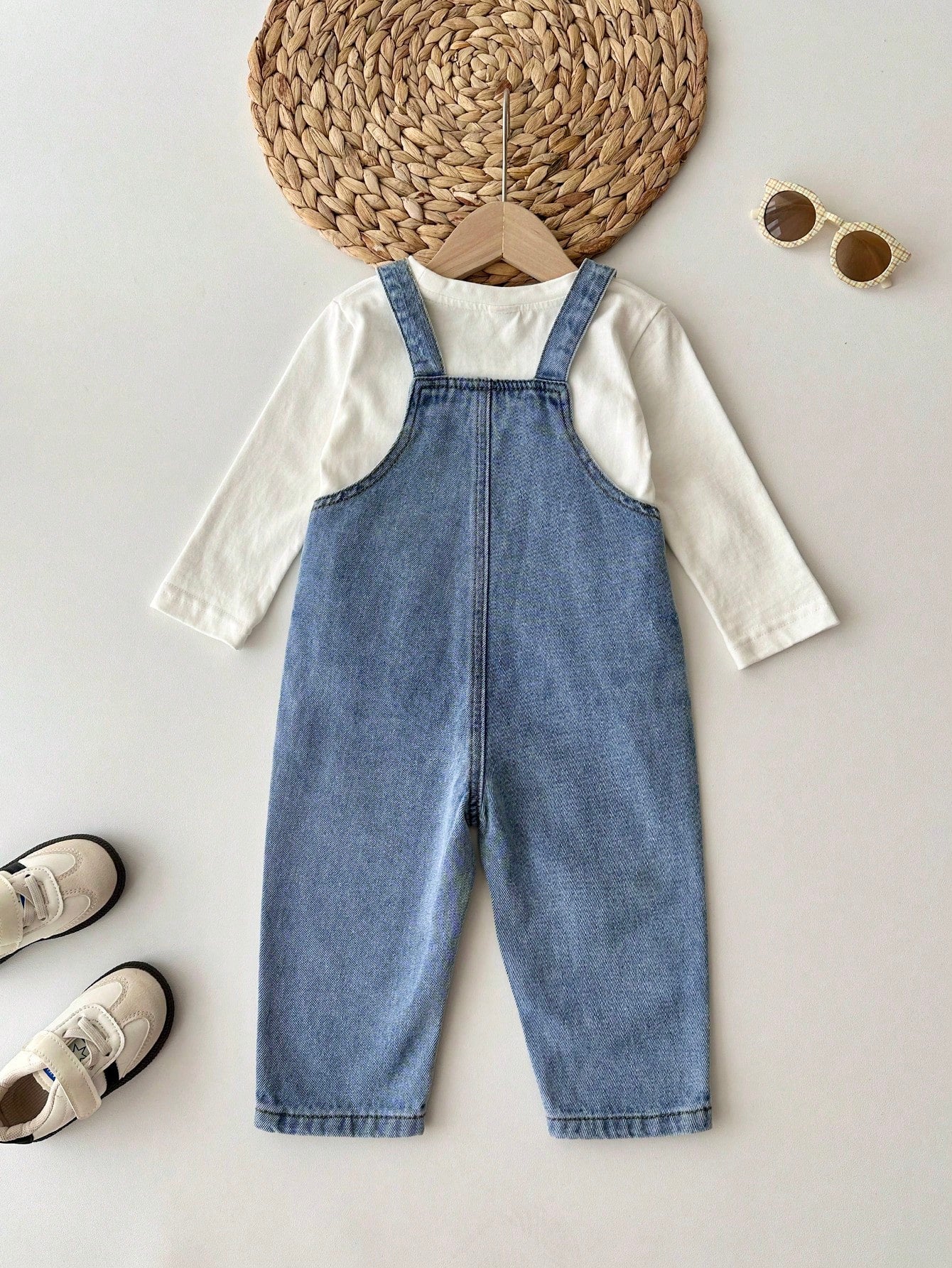 Cozy Pixies Baby Boy Cartoon Number Print Overalls Jumpsuit, Versatile And Comfortable