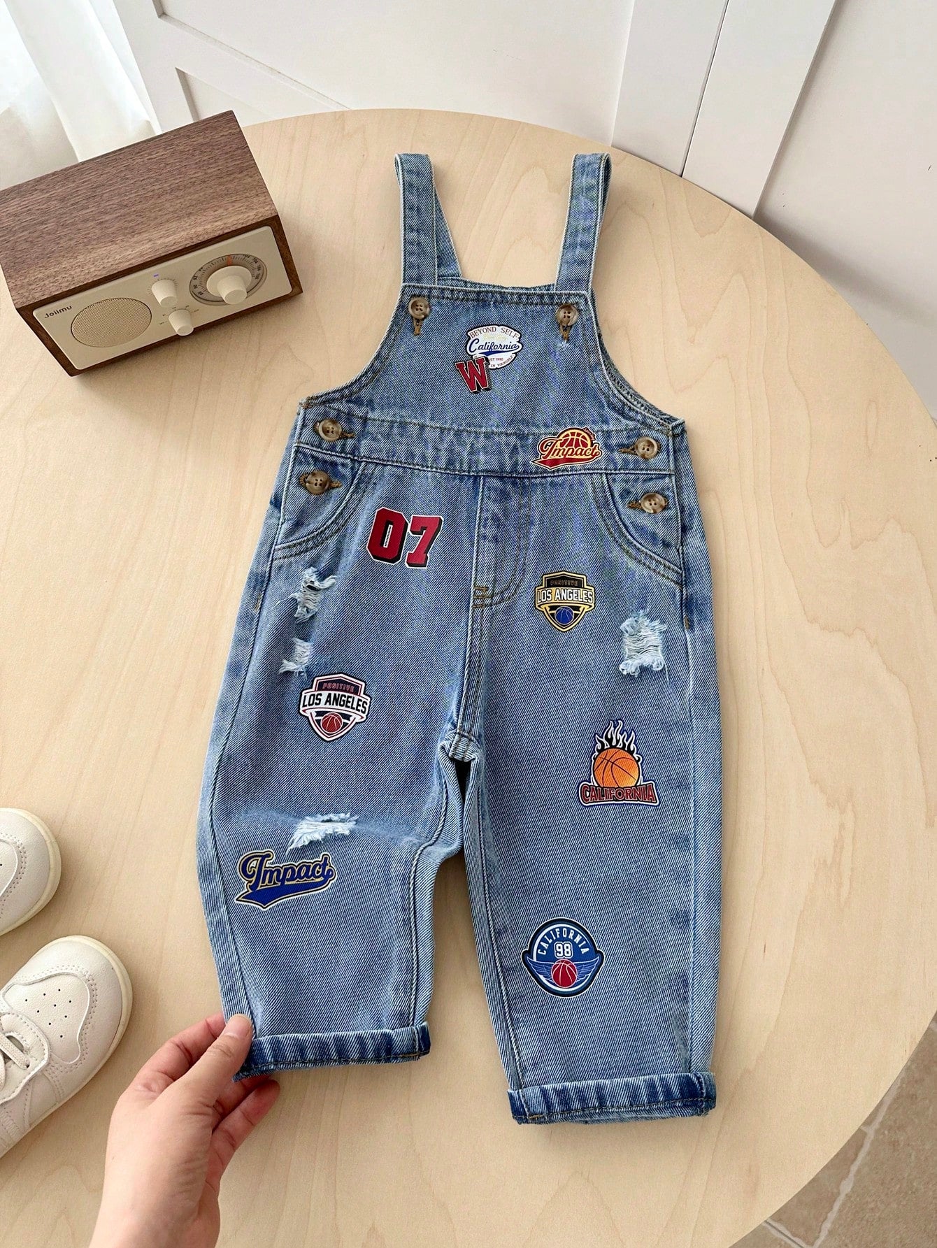 Cozy Pixies Baby Boy Cartoon Number Print Overalls Jumpsuit, Versatile And Comfortable