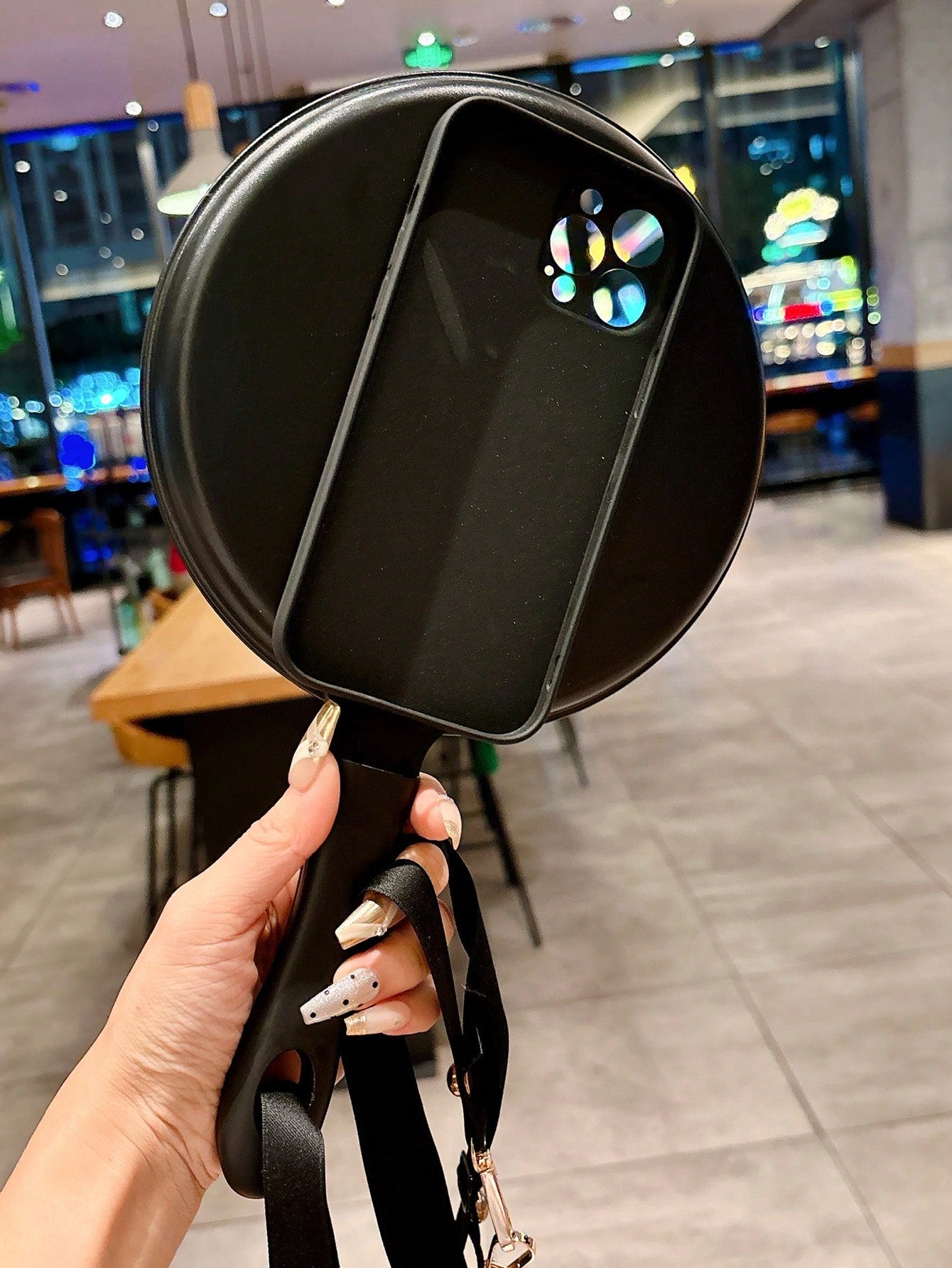 Creative Frying Pan Anti-Drop PC Phone Case Compatible With Apple