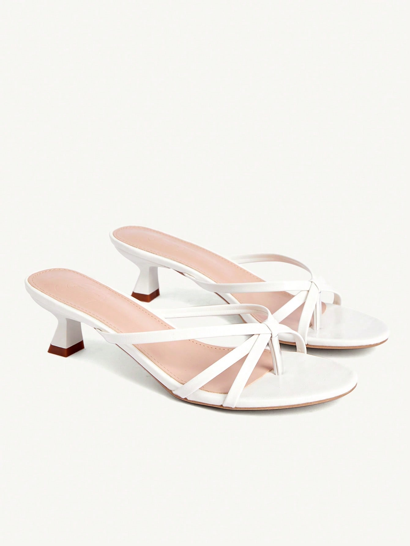 CUCCOO CHICEST Women Shoes Comfortable Mezzo Toes Round Toe Thin Heel High Heel Sandals Simple Commuter Dating Versatile Vacation Summer Shoes Kitten Heels