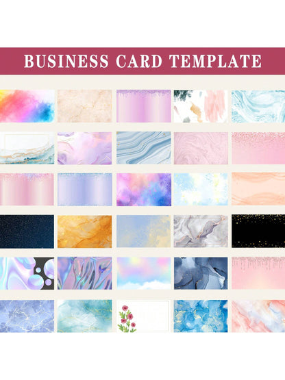 Customized Business Cards (200/500/1000 Pieces) With Logo And Text, Personalized And Customizable. Customized Double-Sided Printed Waterproof Membership Cards, 300 Sheets Of Coated Paper.